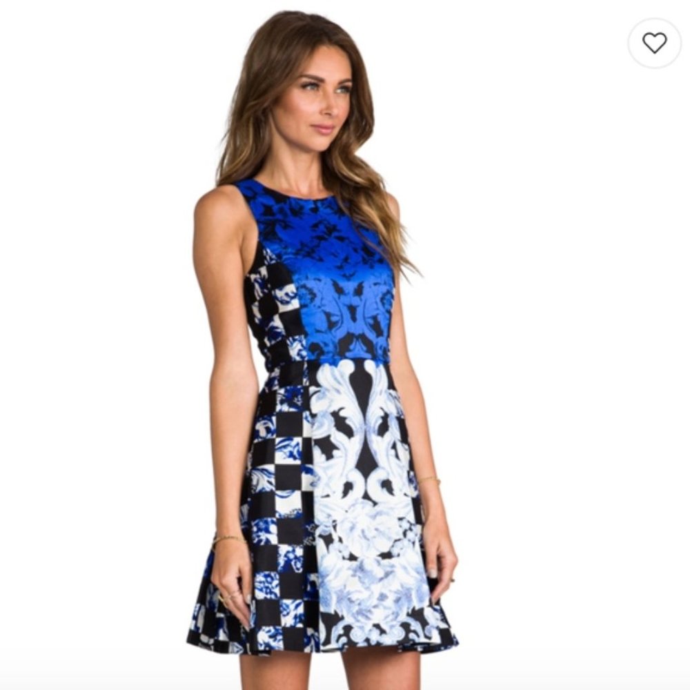 Tibi Rococo Checked Dress as seen on Olivia Palermo